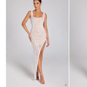 LOUISA WHITE DRESS by Nadine Merabi
